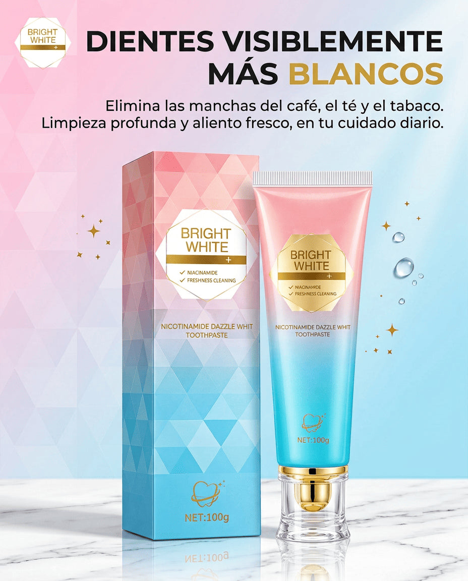 Pasta dental blanqueadora con niacinamida bright white™